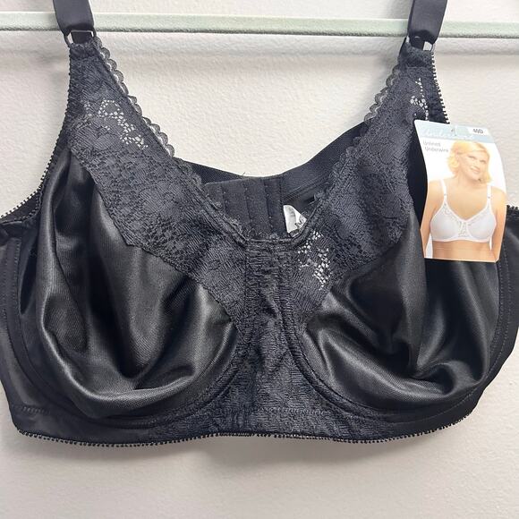 Underscore Unlined Underwire Black Bra 40DD - Picture 5 of 8